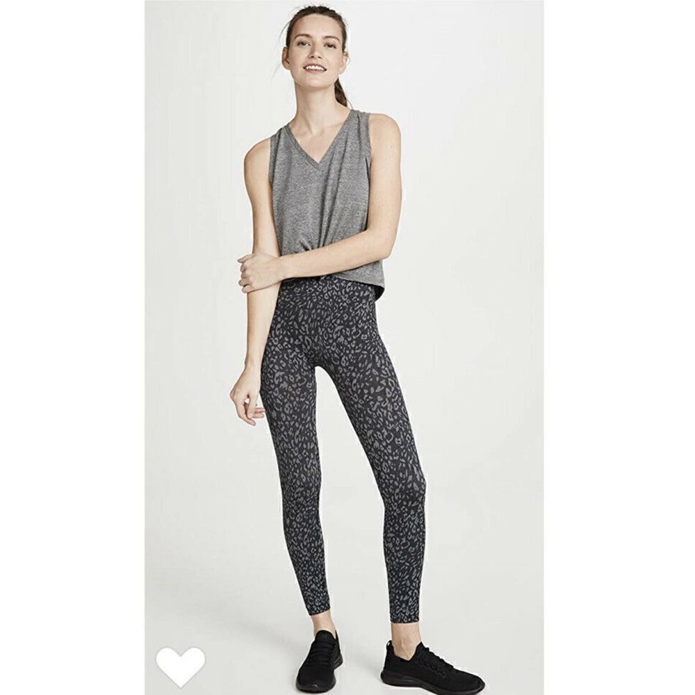 Spanx Look At Me Now Indigo Leopard Leggings